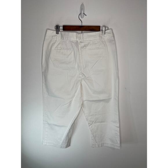 212 Collection chinos pants slacks women's 14 the Natural Fit cropped comfy - Picture 3 of 12